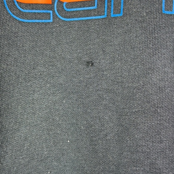 Carhartt Rain Defender Navy Blue Hooded Sweatshirt Loose Fit Medium Grunge - Picture 11 of 12